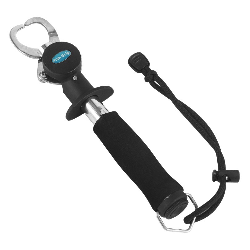 Mango de la pistola mango recto dispositivo de control de pescado Luya abrazadera de pescado de acero inoxidable doble hebilla alicates de control de pescado suministros de pesca fábrica al por mayor