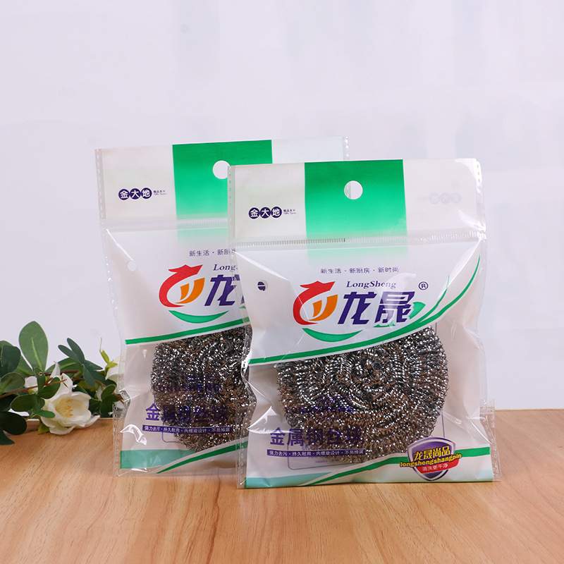 Bolas de acero de acero inoxidable de tamaño grande, bolas de limpieza doméstica, cocina, lavavajillas, cepillo de limpieza sin escoria