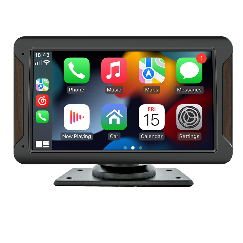 7 pulgadas portátiles Bluetooth MP5 reproductor de automóviles controlado central grabadora de conducción inalámbrica navegación carplay