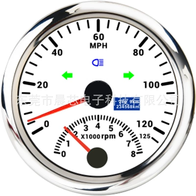 Instrument: automobile instrument - cx8260-white-plate-125mph