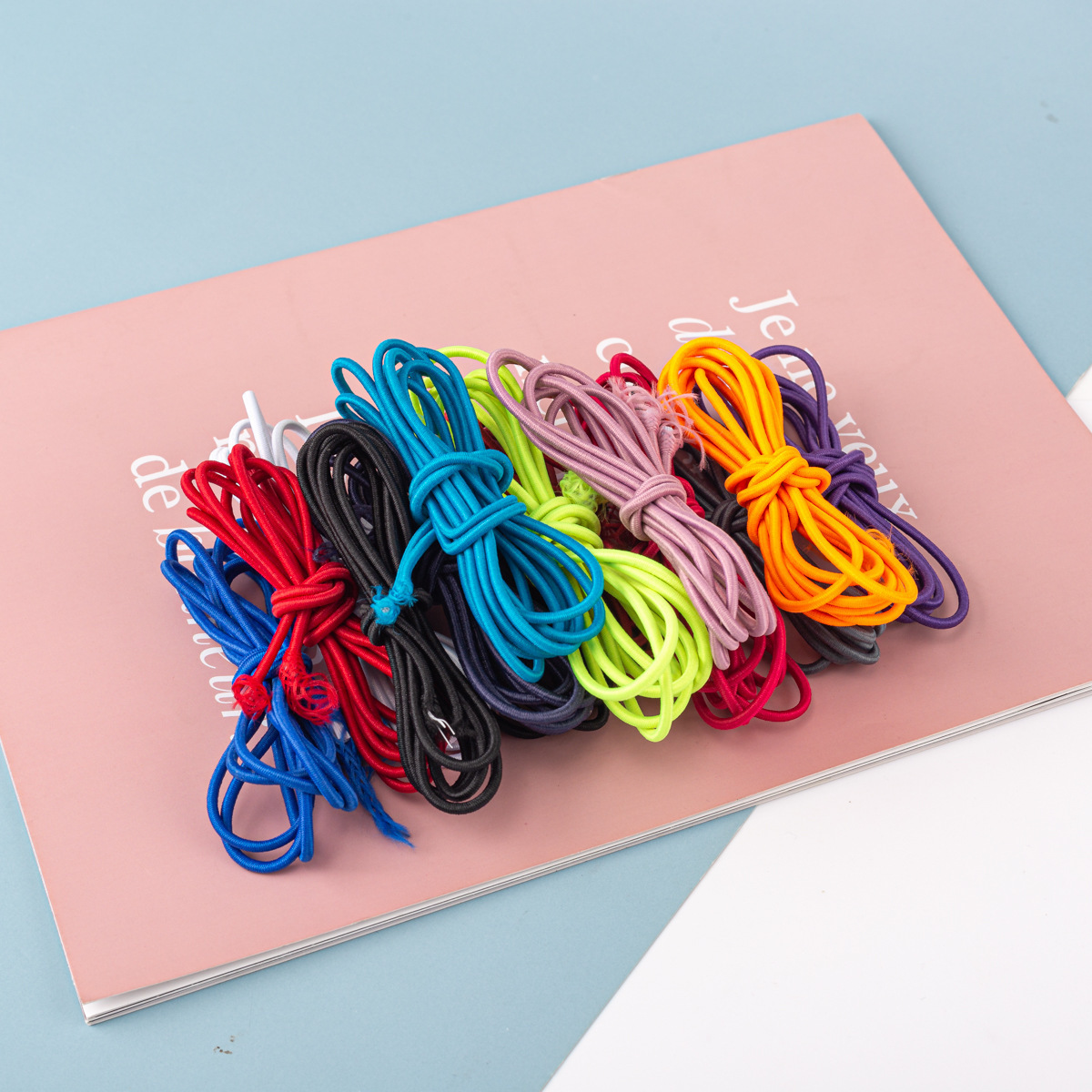 现货彩色2.5毫米圆形松紧带 风衣羽绒服衣裤腰松紧 儿童橡筋带