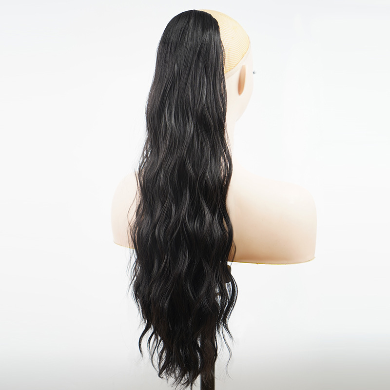 Usine en gros commerce extérieur transfrontalier européen et américain fibre chimique haute température perruque de soie queue de cheval vague d'eau cordon_voghion.com