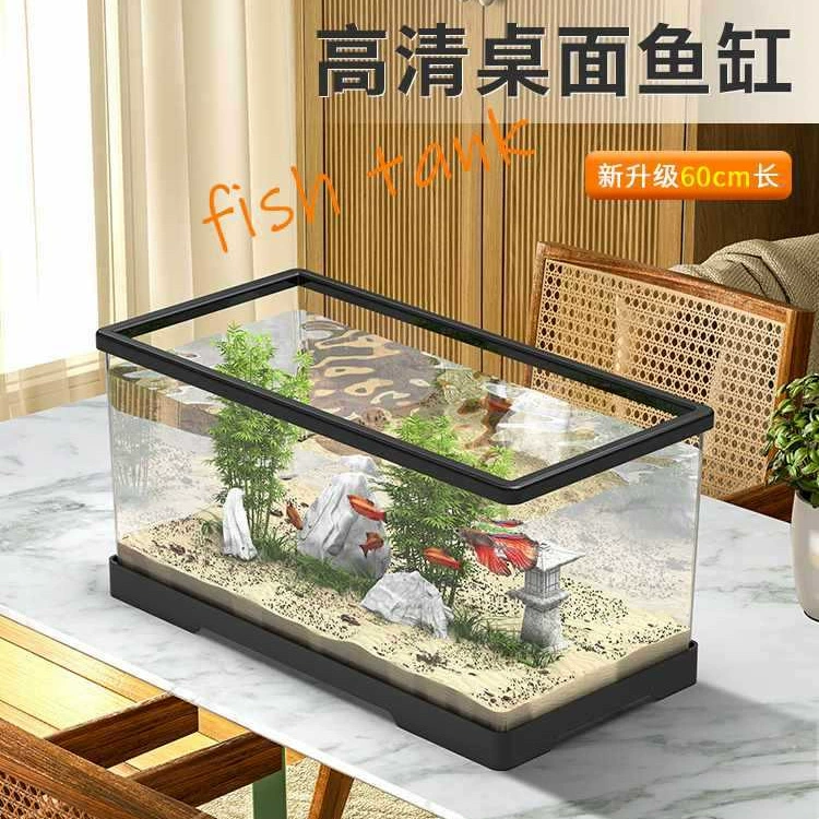 Небольшой аквариум домашний рабочий стол гостиная рядом с небольшим телевизионным шкафом