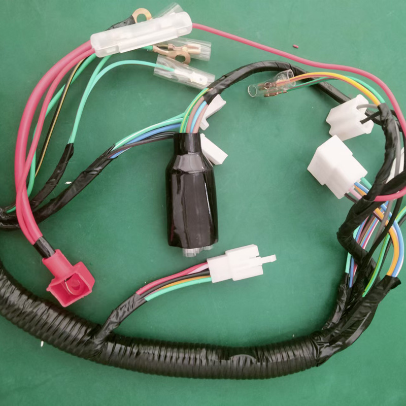 CG125整车摩托车线束组装线总成电动三轮摩托车全车线缆连接器