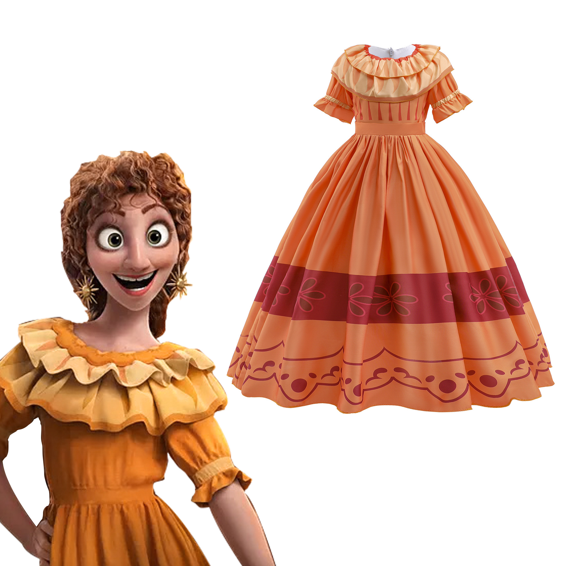 Magic Full House Girl Dress Encanto European and American style…