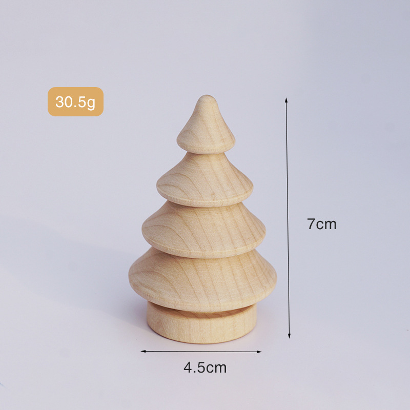 Madera maciza FORMA DE haya bloques de construcción aceite esencial fragante madera registro blanco embrión pintura libre pintado hecho a mano graffiti Decoración