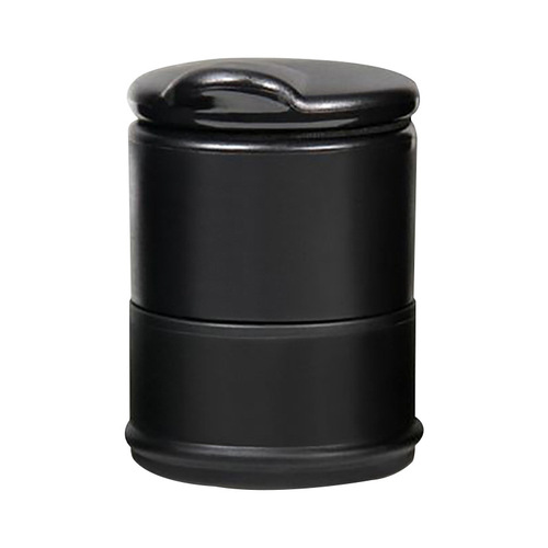 Car ashtray with cover, car LED with light, plastic, portable, personalized, creative, high temperature resistant, car stall