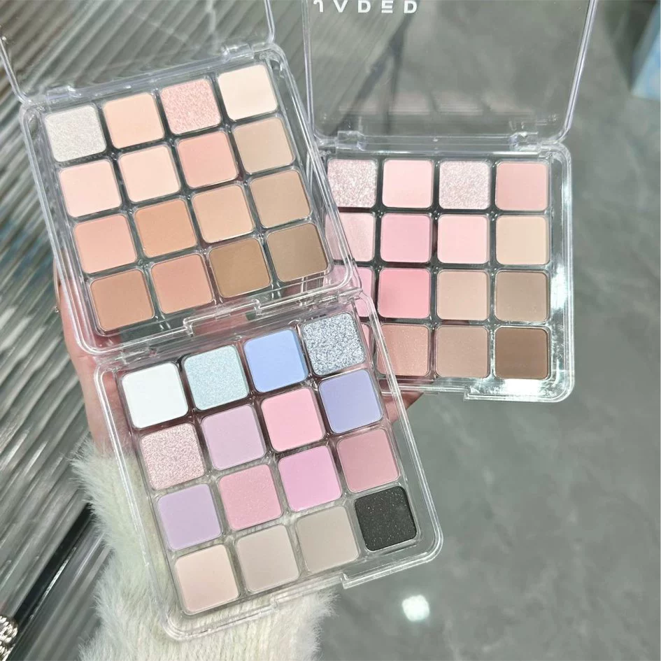 Eyeshadow Palette, 16-Color Spring Set, Matte Face Blush, Compact Makeup Kit