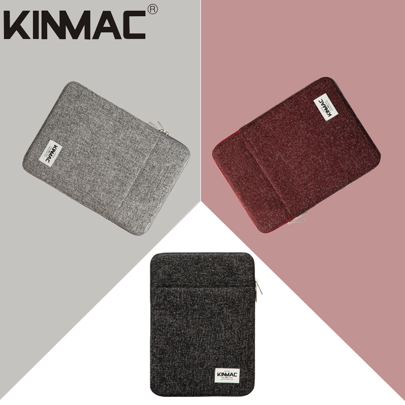 KINMAC Solid Color Casual Simple Laptop Sleeve Bag Fashionable Business Canvas Computer Bag Protective Cover KINMAC Solid Color Casual Simple Laptop Sleeve Bag Fashionable Business Canvas Computer Bag Protective Cover