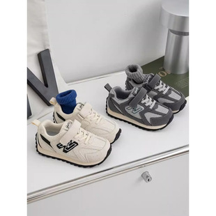 Children's sneaker 2025 Spring and Autumn New Double Net Boys' Mountaineering Running Shoes Non-slip Wear-resistant Girls' Casual Shoes