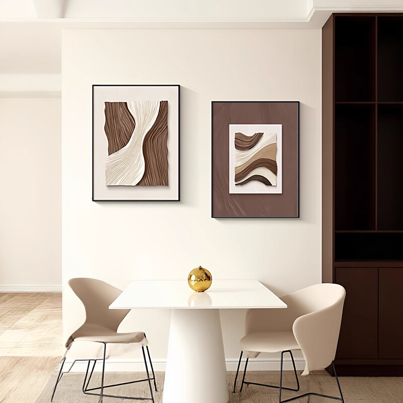 Modern Minimalist Electric Meter Box Cover Decorative Painting Creative High-End Distribution Box Weak Current Box Switch Box Hanging Painting Vertical Version