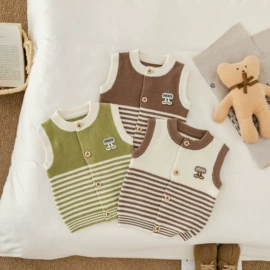 童毛衣;连身衣、爬服;童马甲