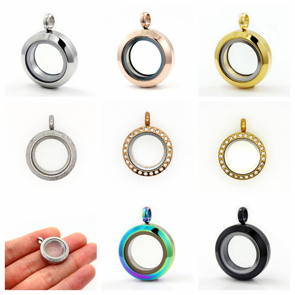 Glass opening pendant