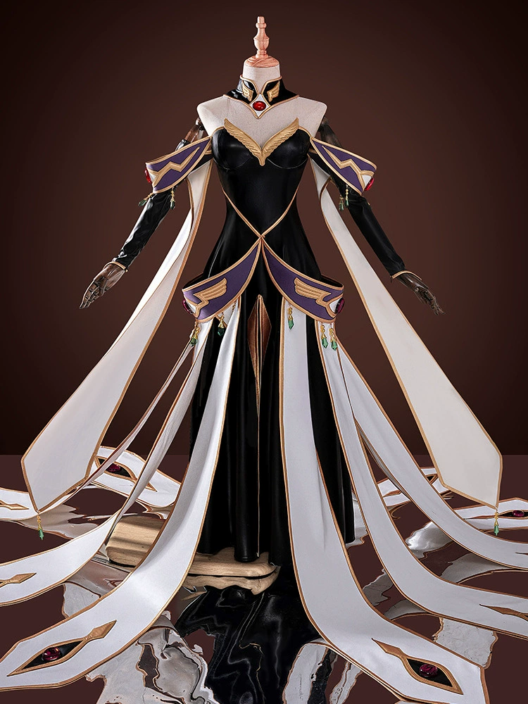 Косплей-костюм C.C. (Lelouch of Rebellion) — королевское платье, полный комплект, размеры XS–XXL