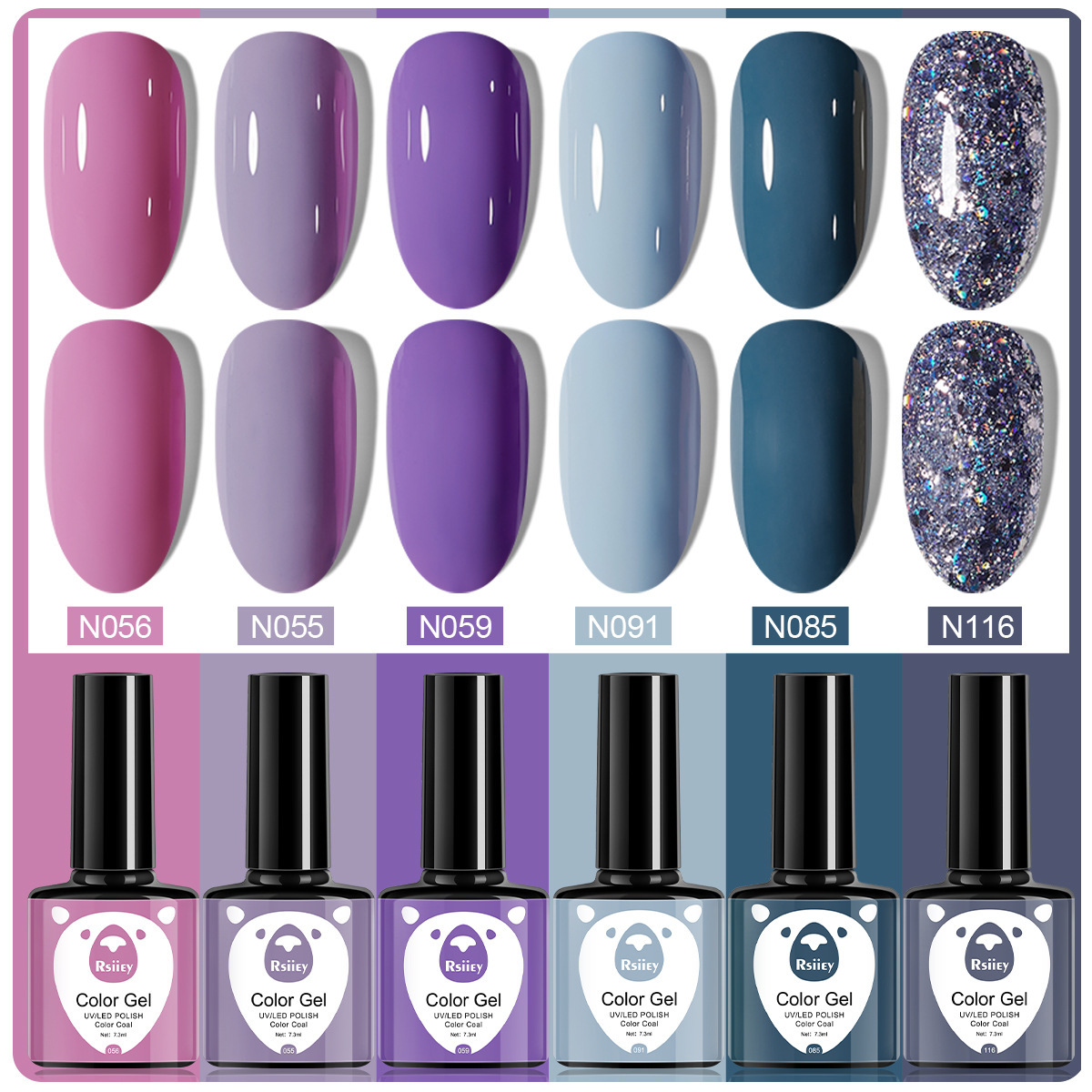 6 colores esmalte de uñas pegamento fototerapia embotellada color popular pintado brillante ojo de gato pegamento UV fototerapia pegamento esmalte de uñas traje de pegamento