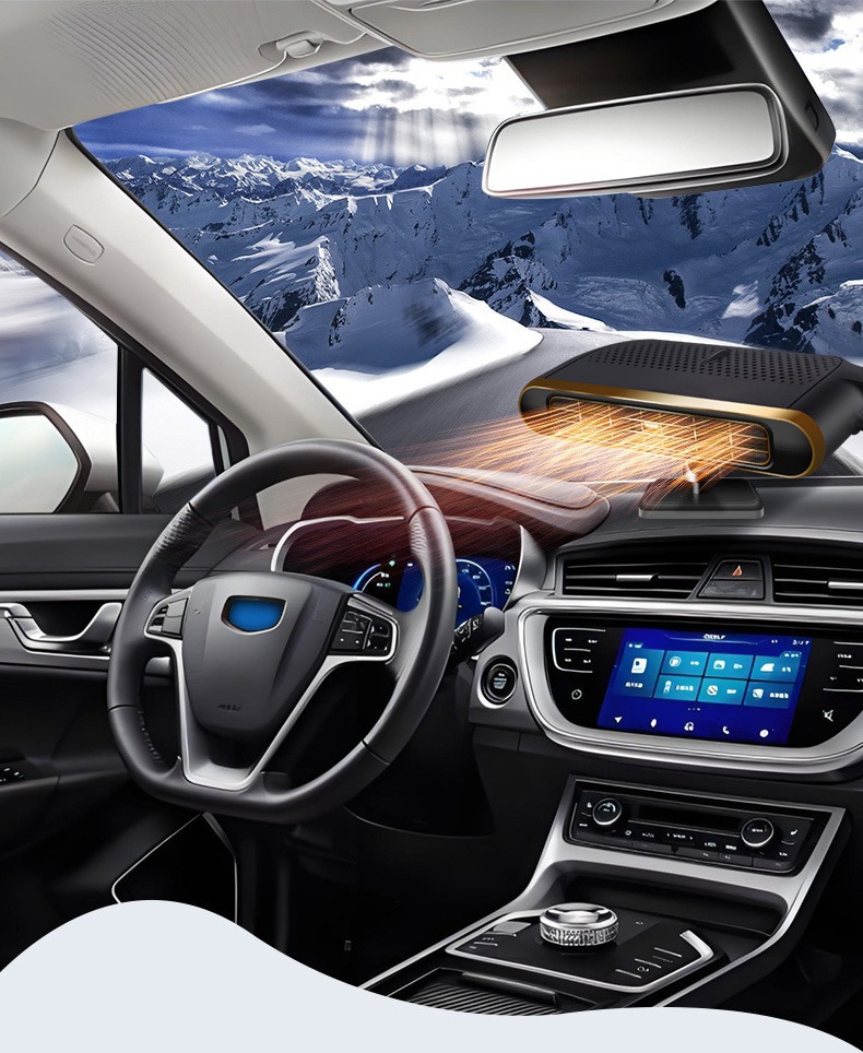 New Car-Mounted Heater, Car Heater, Car Heater, Dual-Purpose Heating and Cooling, High-Power Defogging and Defrosting Artifact