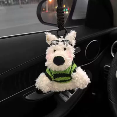 Car hanging: West Highland bag pendant, bag - green-sweater-west-highland-no-specifications