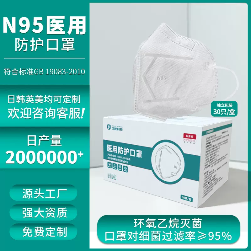 劳保防护N95口罩工厂批发定制折叠防工业粉尘带呼吸阀防甲醛雾霾