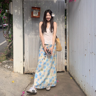 ��߅�ȼ��L���b�ٽz��߅�o��첱����Ů�ļ��{ɫӡ������ȹ�ɼ���