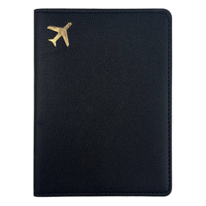 En stock multi-color transfronterizo bronceado avión pasaporte de cuero bolsa hecha a mano de coser pu pasaporte titular personalizable LOGO pasaporte cubierta