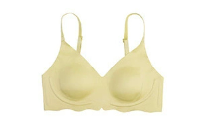 Ropa interior de niña de soporte suave sin costuras, senos grandes, sujetador Xiaowen