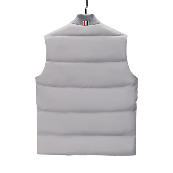 Demi-season velvet vest with down for men and women