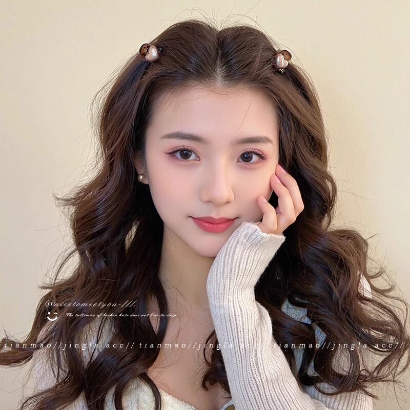 爱心迷你小号抓夹女高级感2025新款发夹前额刘海夹侧边碎发夹头饰|undefined