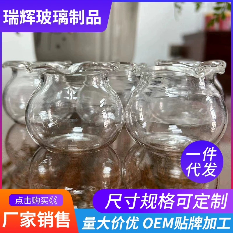 Transparent glass creative aquarium