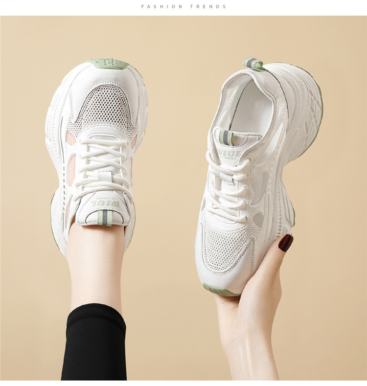 Giày sneaker nữ đế dày mùa hè 2025 đa năng đế mềm êm chân — 7252 gót xanh cao 5cm, 7252 màu xám gót cao 5cm chi tiết 10