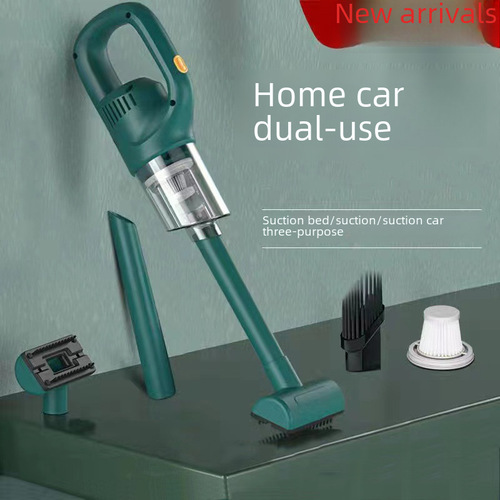 Cross-border charging two-in-one handheld vacuum cleaner household car small portable high-power carpet vacuum cleaner