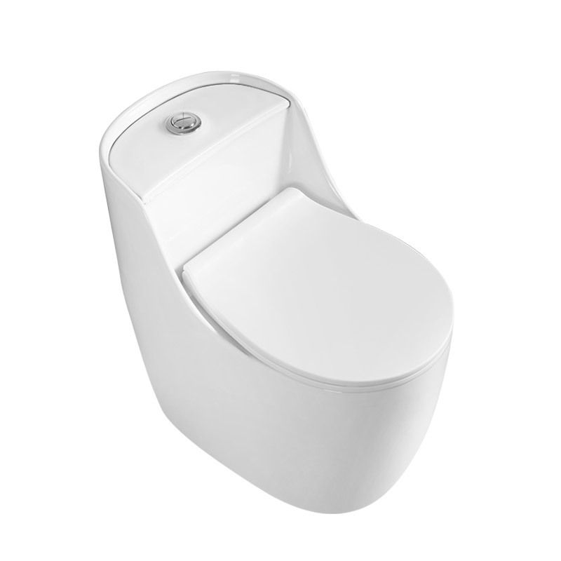 Sifon de gran impulso de pequeño tipo de hogar inodoro común esmaltado tubería completa anti-bloqueo anti-congelación agrietamiento marco de inodoro pared integrada asiento image 5