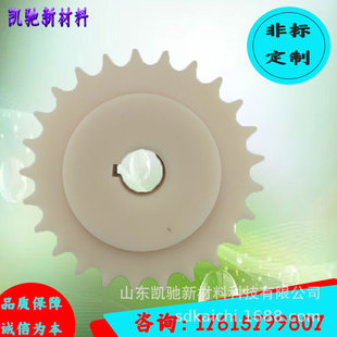 Custom Production Pa66 Modified Nylon Sprocket Wear-Resistant Acid Resistant Nylon Gear Nylon Processing Products Manufacturers Suppl