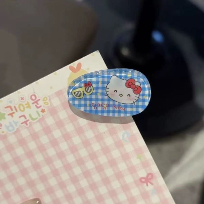 キラキラKT! 少女感猫両面つかみ高級感銀色蝶結びサメ挟み後頭部ヘアクリップ|undefined