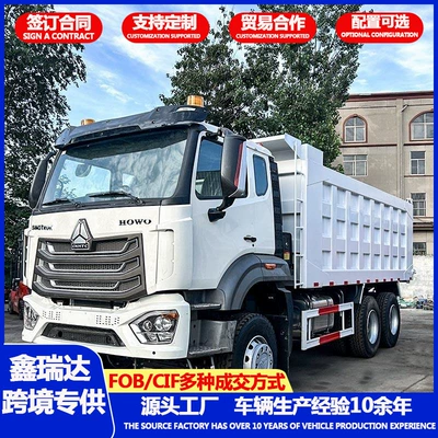 Howo Nx Rear-Eight-Wheel Dump Truck 6×4, Soil Transport Vehicle, Mining Sand and Gravel Heavy-Duty Engineering Dump Truck (Yük maşınları)