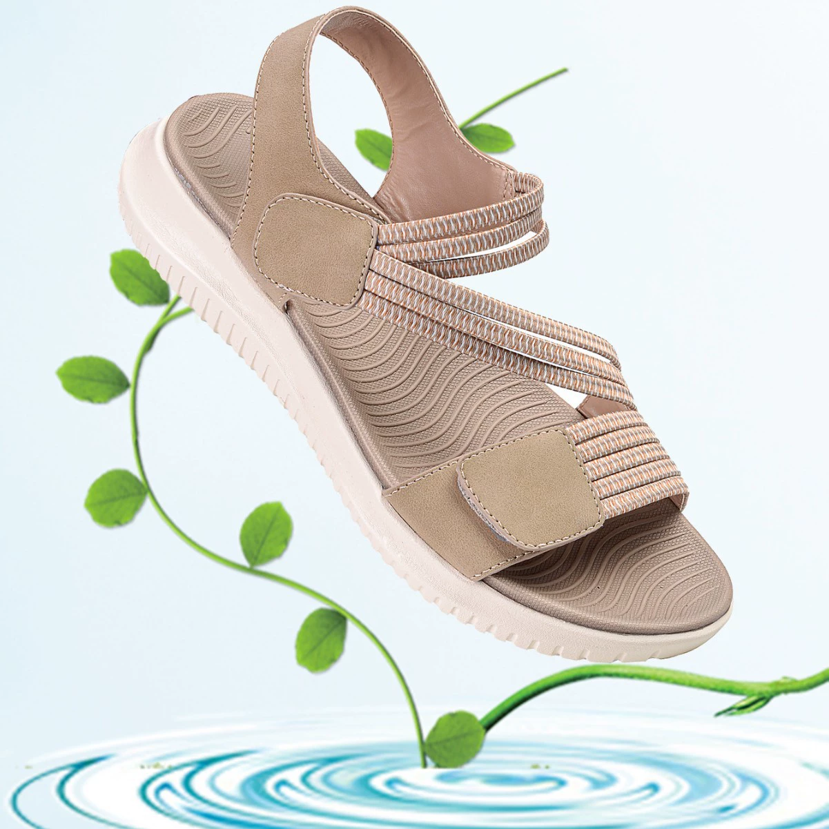 Amazon трансграничная богемная внешняя торговля тапочки удобные толстые подошвы увеличены