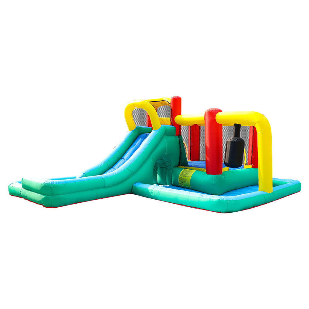 Dr. Pig inflatable castillo juguetes al aire libre para niños trampolín infláble parque de atracciones pequeño castillo familiar