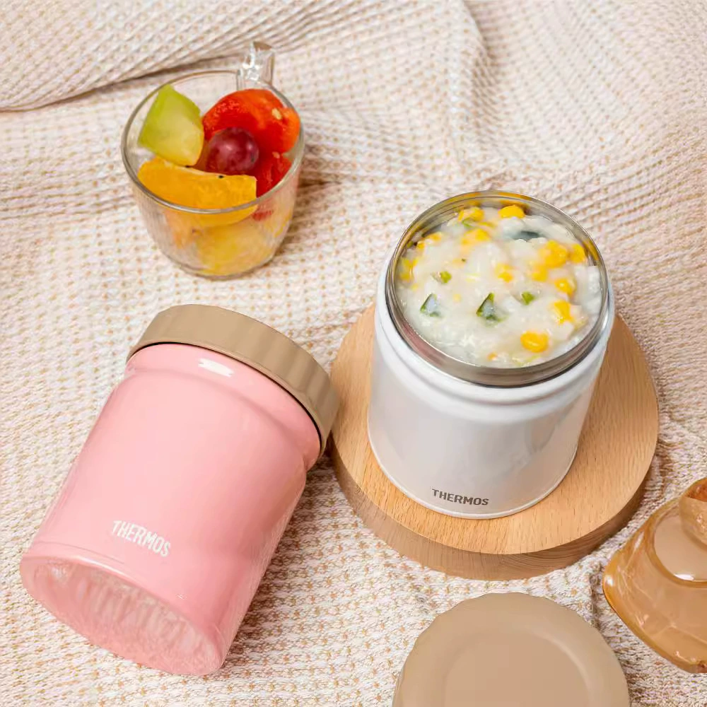 Measuring cup, children's thermos for elementary school students for supplementary food, handheld lunch box, new collection, 300400500 ml