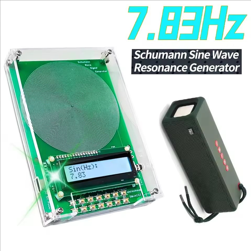 0.01~100000Hz可调频信号发生器舒曼波发生器7.83HZ正弦波带外壳