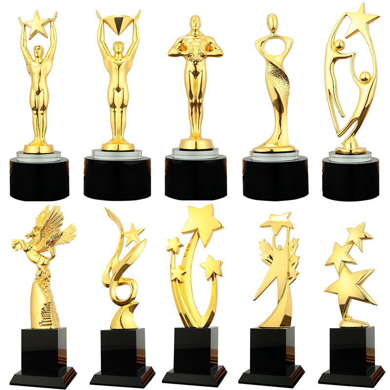 trophy make medal originality Lettering Manufactor excellent staff Awards Metal resin crystal trophy