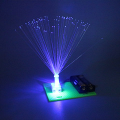 Multicolor Fiber Optic Light Technology Small Invention Science Experiment Educational STEM Handicraft Material Kit for Primary School Students