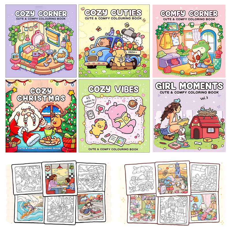 Amazon coloring book for adults, teenagers, and children: a warm and comforting coloring book that helps relieve stress through drawing