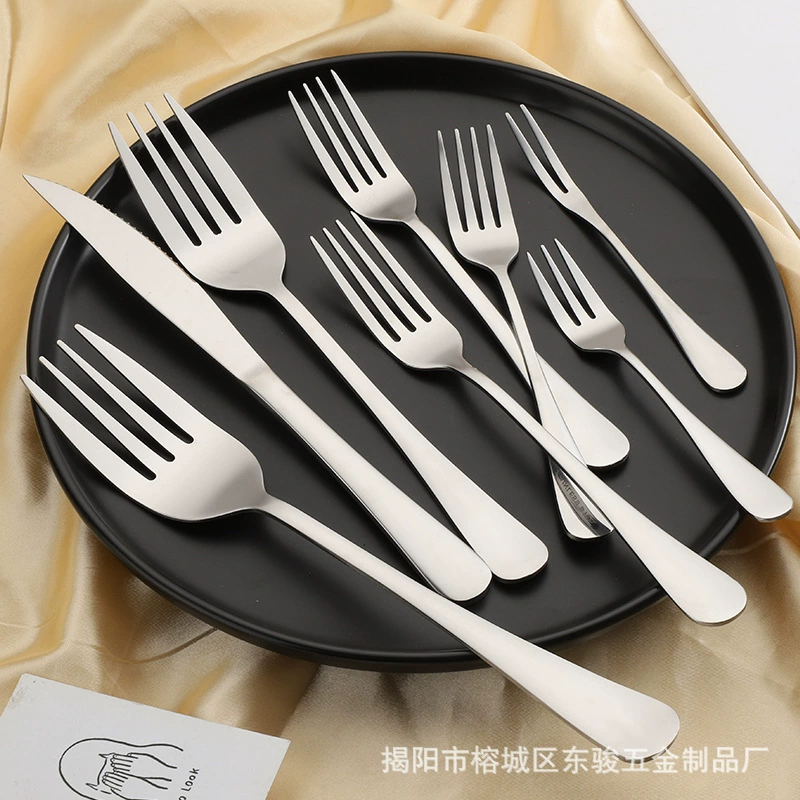 [批发不锈钢餐具刀叉勺西餐餐具1010餐具牛排刀叉西式甜品勺儿童勺]