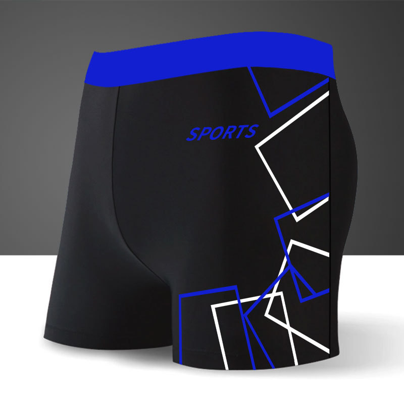 Bañador de natación boxeador de los hombres de secado rápido impermeable nylon deportes pantalones casuales color sólido aguas termales de los hombres playa vacaciones playa pantalones cortos
