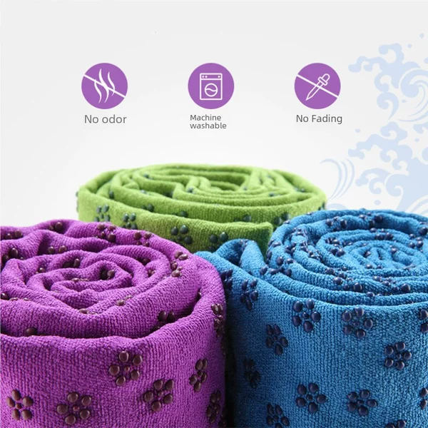 Yoga mat non-slip paving towel yoga studio sweat-absorbent yoga blanket yoga towel fitness blanket to send net bag wholesale a generation of hair
