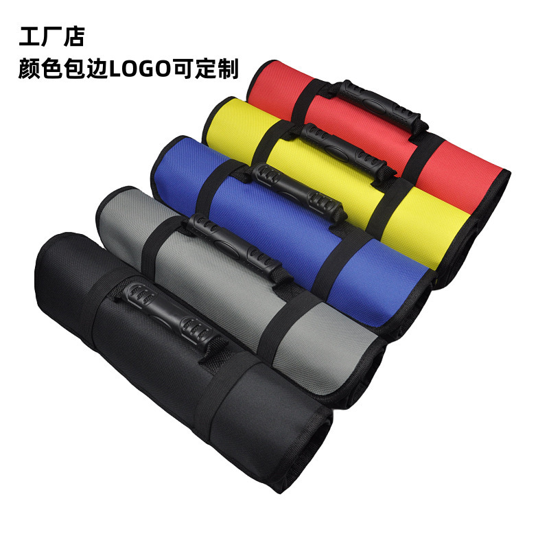 工場店クロスボーダー巻筒式工具キット自動車修理キット電気修理バッグオックスフォード布金物工具袋|undefined