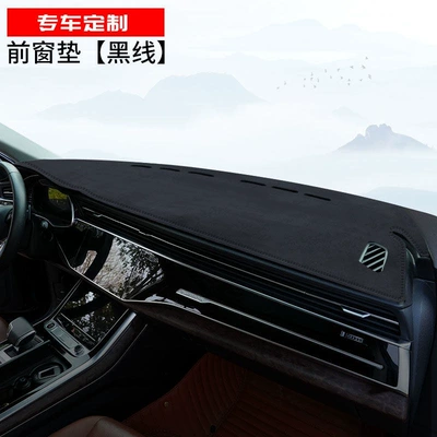 Suitable for use as a sun protection Günəş əleyhinə siperlik - suede-dashboard-mat-black-stitching-please-specify-the-car-model-and-year-when-ordering