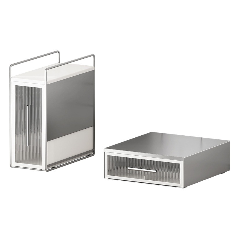 Capsule coffee display rack water bar ins style table tea bag storage box coffee machine base drawer storage rack