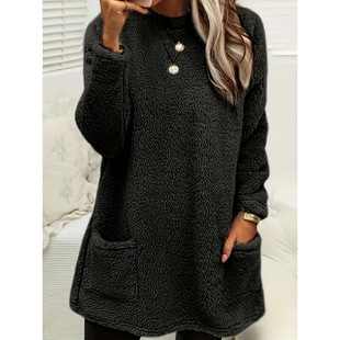G 93360 Pocket Fleece Long Hoodie �ڴ�ë�q�L���l��