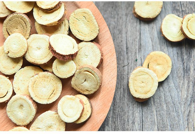 Licorice Root Slices Gan Cao 500g Raw Herbal Tea Ingredient with Goji Chrysanthemum Options in use