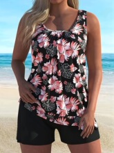 U 16218 Tankini Two Piece Swimsuit ����ʽ����Ӿ�� �羳ŷ����